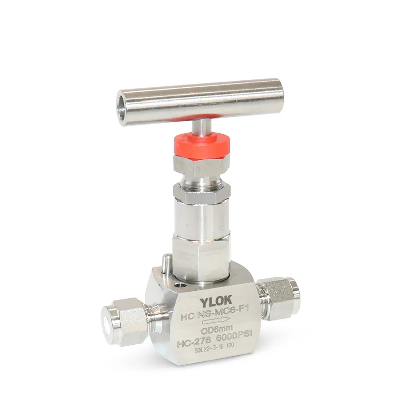 Needle Valve with Ferrule Connections